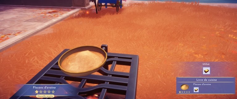 Flocons d'avoine Disney Dreamlight Valley : comment préparer cette recette 1 étoile ?