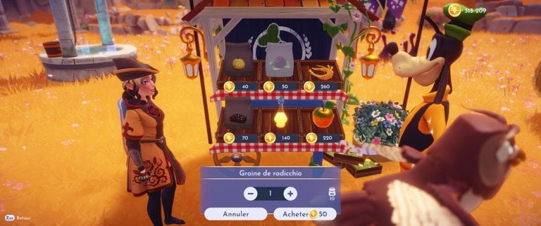 Salade de radicchio Disney Dreamlight Valley : comment préparer cette recette 4 étoiles ?