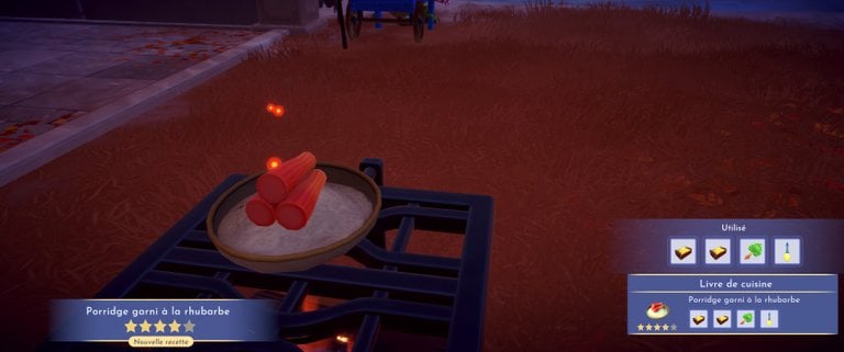 Porridge garni à la rhubarbe Dreamlight Valley : comment préparer cette recette 4 étoiles ? Porridge garni à la rhubarbe Dreamlight Valley : comment préparer cette recette 4 étoiles ?