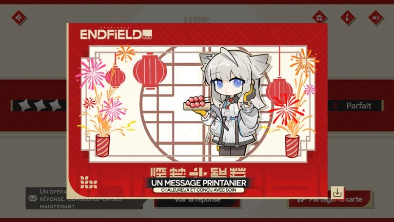 Warmly crafted Arknights Endfield : comment terminer cet événement du Spring festival ? Warmly crafted Arknights Endfield : comment terminer cet événement du Spring festival ?