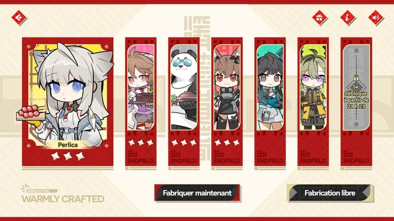 Warmly crafted Arknights Endfield : comment terminer cet événement du Spring festival ? Warmly crafted Arknights Endfield : comment terminer cet événement du Spring festival ?