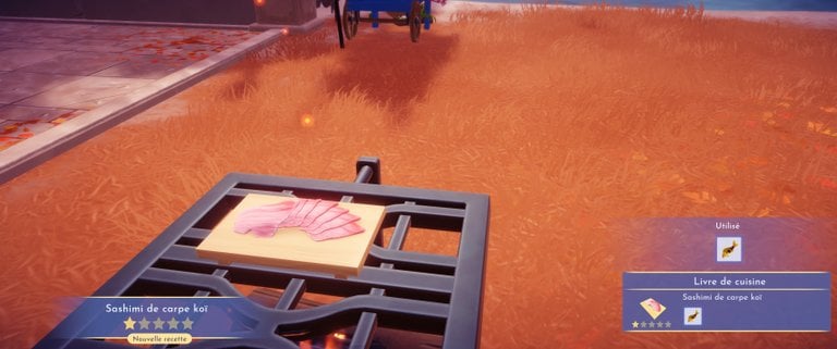 Sashimi de Carpe koï Disney Dreamlight Valley : comment préparer cette recette 1 étoile ? Sashimi de Carpe koï Disney Dreamlight Valley : comment préparer cette recette 1 étoile ?