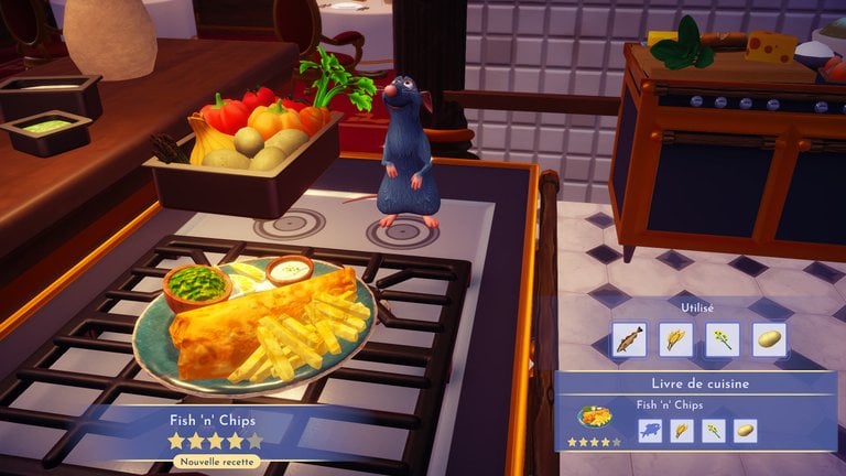 Fish 'n' Chips Disney Dreamlight Valley : comment préparer cette recette 4 étoiles ? Fish 'n' Chips Disney Dreamlight Valley : comment préparer cette recette 4 étoiles ?