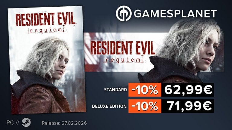 Plongez dans l’horreur avec Resident Evil Requiem en précommande à -10 % sur Gamesplanet ! Plongez dans l’horreur avec Resident Evil Requiem en précommande à -10 % sur Gamesplanet !