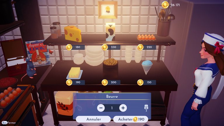 Pétoncles crémeux à l'ail Disney Dreamlight Valley : comment préparer cette recette quatre étoiles ?