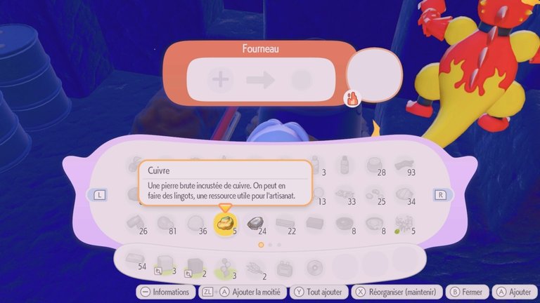 Cuivre Pokopia : où trouver cette ressource de fabrication ? 