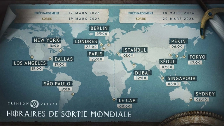 Heure de sortie Crimson Desert : à quelle date exacte pourrez-vous jouer à l'un des jeux les plus attendus de l'année ?