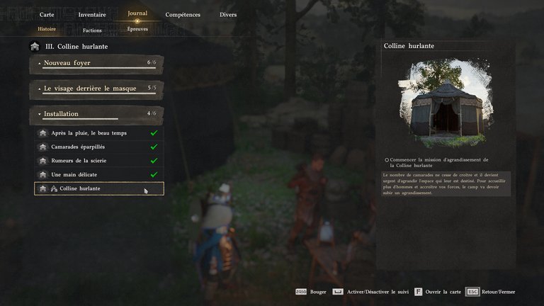Colline hurlante Crimson Desert : comment débuter la mission d'agrandissement de la Colline hurlante ?
