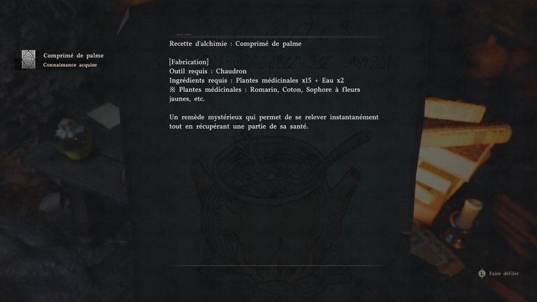 Comprimé de palme Crimson Desert : où trouver la recette et comment fabriquer cet objet qui vous sauve la vie ?