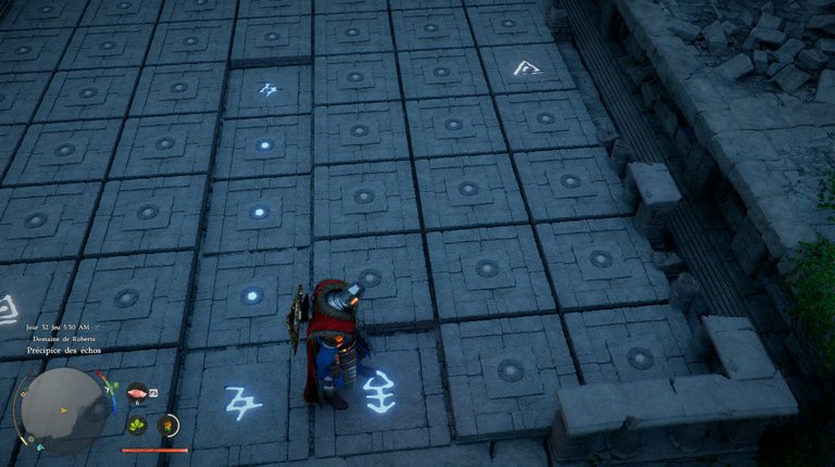 Ruines du Précipice des Échos Crimson Desert : quel chemin suivre sur les pavés ? 