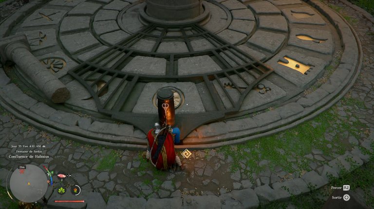 Ruines de la Zone de confluence de Halssius Crimson Desert : comment résoudre l’énigme du cadran ? 