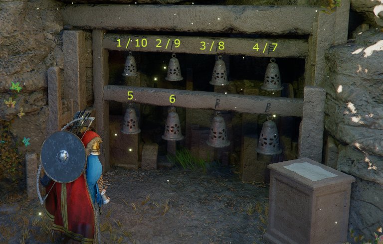 Ruines des montagnes d’acier Crimson Desert : comment jouer la bonne mélodie ? 