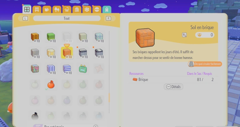 Briques Pokémon Pokopia : comment en fabriquer et à quoi elles servent ?