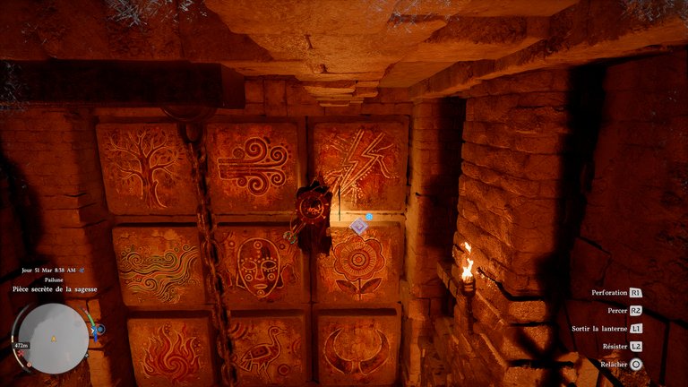 Pièce secrète de la sagesse Crimson Desert : comment résoudre le puzzle des fresques ? 