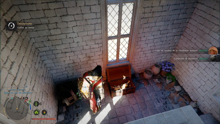 Crimson Desert cache un coffre au trésor dans une église banale de Déméniss… On vous le dévoile !