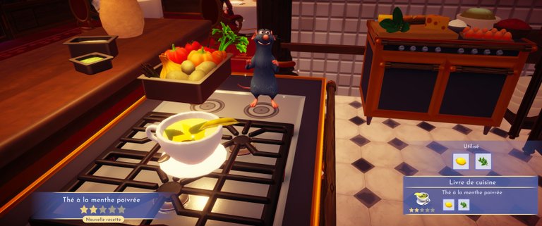 Thé à la menthe poivrée Disney Dreamlight Valley : comment préparer cette recette 2 étoiles ? Thé à la menthe poivrée Disney Dreamlight Valley : comment préparer cette recette 2 étoiles ?