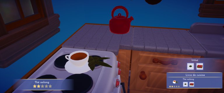 Thé oolong Disney Dreamlight Valley : comment préparer cette recette 2 étoiles ?