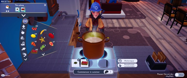 Thé oolong Disney Dreamlight Valley : comment préparer cette recette 2 étoiles ?