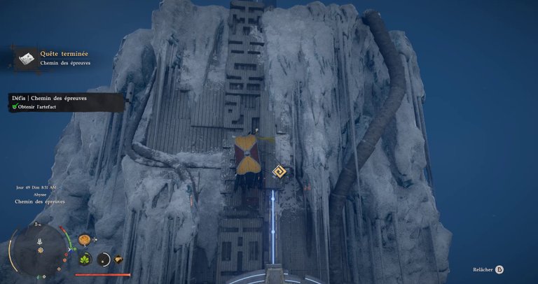 Chemin des épreuves Crimson Desert : comment réussir cette épreuve des Abysses et obtenir le pouvoir élémentaire de Glace ?