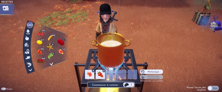Fondue acidulée aux fraises spirales Dreamlight Valley : comment préparer cette recette 2 étoiles ?