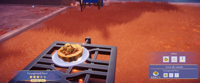 Courgerond farci Dreamlight Valley : comment préparer cette recette 3 étoiles ?