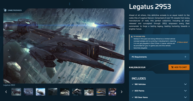 Star Citizen lance son vaisseau le plus cher à 5000€ : arnaque ou coup de génie ? Star Citizen lance son vaisseau le plus cher à 5000€ : arnaque ou coup de génie ?