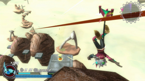 Rodea The Sky Soldier vole vers l'Occident
