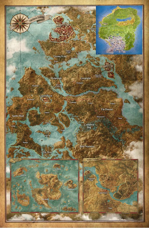 D'après ce comparatif avec GTA 5, la carte de The Witcher 3 serait absolument titanesque