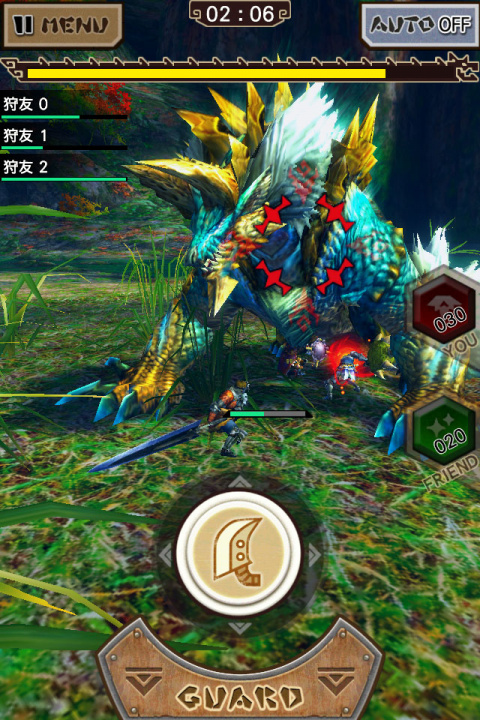 Monster Hunter sur mobile : Du gameplay tranchant !
