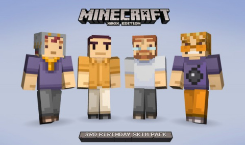 Des skins gratuites pour l'anniversaire de Minecraft sur 360