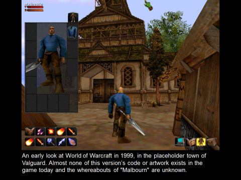Des images des premières versions de World of Warcraft