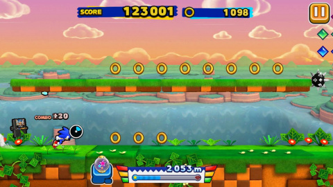 Sonic Runners, brise nostalgique pour surplace supersonique