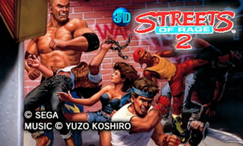 Le retour de Streets of Rage II en 3D sur l'eShop 3DS