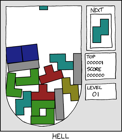 Hell Tetris sur Web