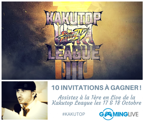 10 places pour la KAKUTOP III pour les lecteurs de jeuxvideo.com