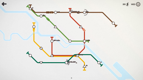 Mini Metro – Quand les transports deviennent agréables 