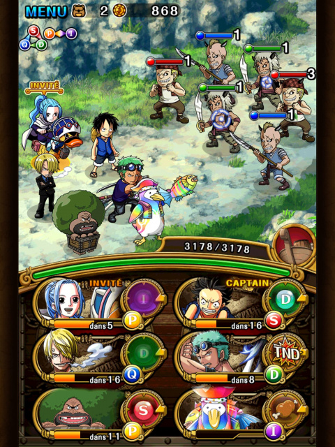 One Piece Treasure Cruise : Le rendez-vous des pirates sur mobiles