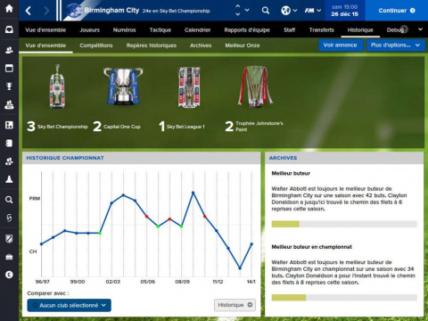 Football Manager Touch 2016 : le football au bout des doigts