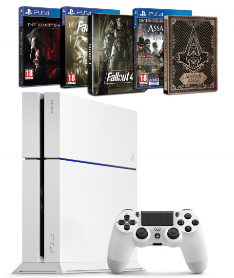 Promo : Pack PlayStation 4 500Go + 3 jeux à 379 €