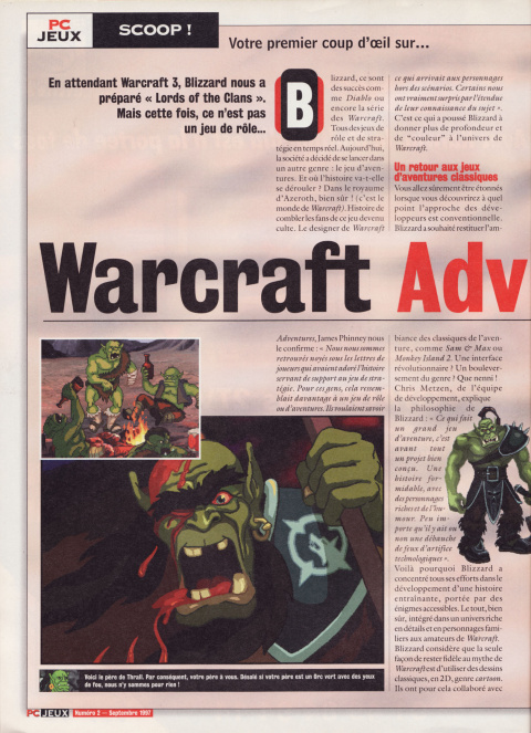 Warcraft Adventures : L'interlude pointé et cliqué