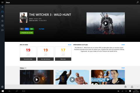 L'application jeuxvideo.com débarque en février sur Windows 10