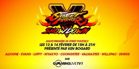 Place aux champions sur Street Fighter V à 15 heures