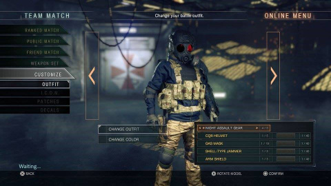 Umbrella Corps prend du retard, mais dévoile la personnalisation