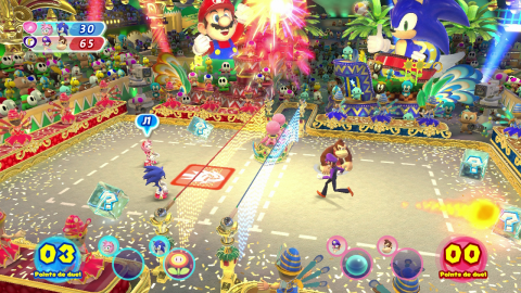 Mario et Sonic aux Jeux Olympiques de Rio 2016, premier tour de piste sur Wii U