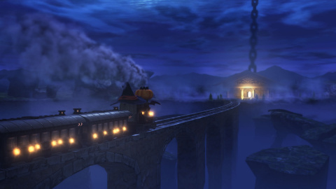 World of Final Fantasy illustre les personnages Tidus, Celes et Shelke