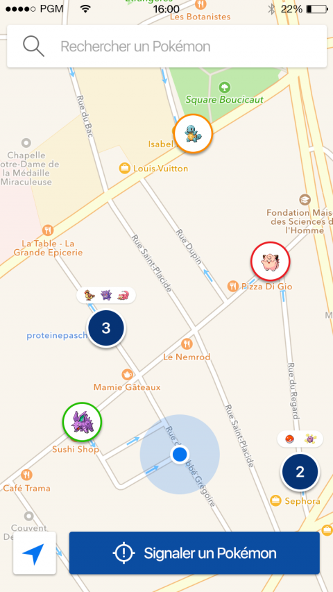 GO Map : L'application communautaire pour Pokémon GO débarque sur iOS