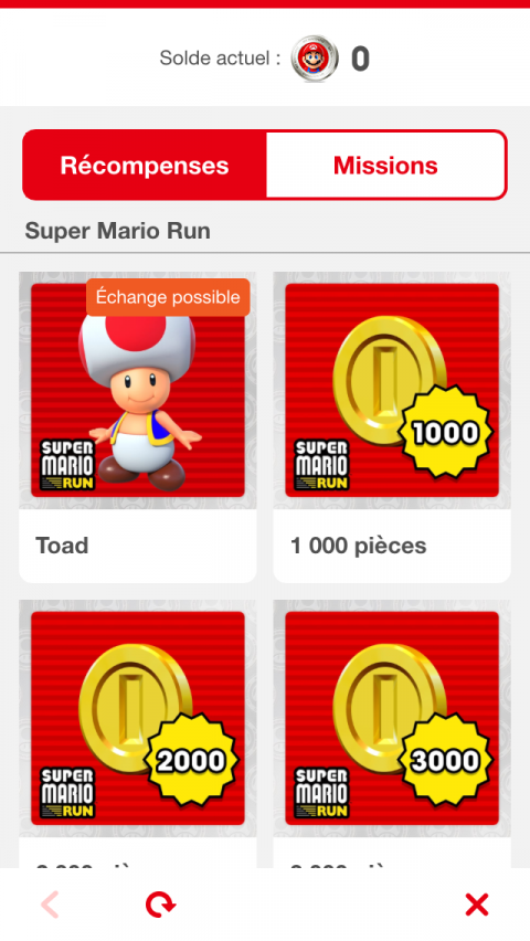 Lier Super Mario Run à votre compte Nintendo