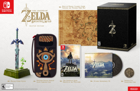 Nintendo Switch : Zelda Breath of the Wild présente ses éditions collectors