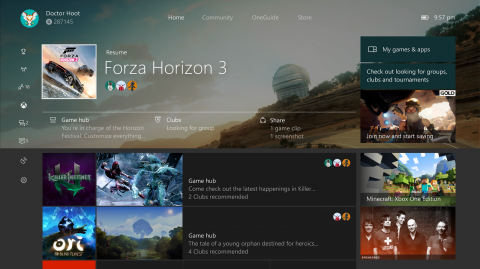 Xbox One : le détail de la prochaine mise à jour de la console