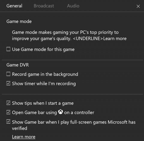 Microsoft officialise et détaille son Game Mode pour Windows 10